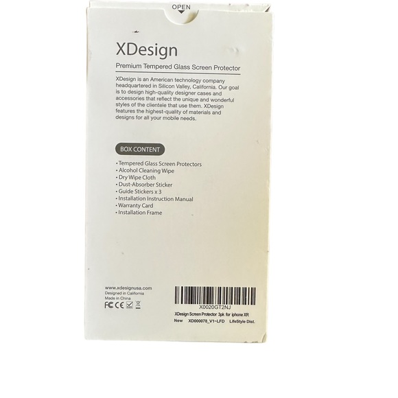 Screen protector for an iPhone XR- only one screen protector left in box - Picture 2 of 2